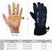 PHRIXUS Mens & Womens Ski Gloves Waterproof Winter Warm 3M Thinsulate Skiing & Snow Gloves Snowboard Snowmobile Gloves Winter Cold Weather Windproof Gloves Large Black - Buy Online on SooperMarket.com