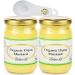 Delouis Organic Dijon Mustard 200g - Pack of 2 with World Food Shop Scoop | French Mustard | Authentic Flavour | Ideal for Culinary Enthusiasts and Gourmet Cooking
