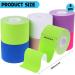 craftshou 6 Rolls Kinesiology Tape Waterproof Athletic Tape Breathable Elastic Sports Physio Tape for Muscle Elbow Knee Shoulder Ankle Pain Relief White - Buy Online on SooperMarket.com