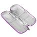 Insulin Cooling Carrying Case Waterproof Multi Layers Zipper Closure Insulin Cooler Travel Case Good Capacity for Travel Use for Diabetes Products(Purple)