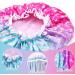 G2PLUS Kids Shower Caps - 2PCS Double Layer Elastic Bath Caps for Girls/Boys, Reusable Children's Shower Hats in Purple - Buy Online on SooperMarket.com