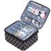 NICOGENA Double Layer Nail Polish Holder Organizer Bag & Manicure Set Case | Holds 30 Bottles | Secure Soft Storage Cube (Lantern Black) - Buy Online on SooperMarket.com
