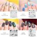 Alexnailart 20-Piece Nail Stamping Plates Set - Multi-Pattern Manicure Stencils Tool - Buy Online on SooperMarket.com