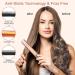 Lure & Smooth 2-in-1 Hair Smoothing & Curling Iron - Ceramic Waves for All Hair Types - LCD Display - Perfect Halloween Gift (Pink) - Buy Online on SooperMarket.com