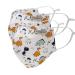 Osann face mask children incl. 5 filters pack of 2 makeshift masks dino