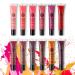 Ofanyia 12 Colors Crystal Lip Gloss Liquid Lipstick Set  Shimmer Glitter Moisturizing Lip Glosses  Long-lasting Lip Tint Glossy Lip Makeup for Kids Teens Women