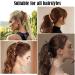 3 Pcs Banana Hair Clip Set for Women - Wave Hair Accessory in Black, Brown, Cream Amber - Buy Online on SooperMarket.com