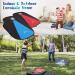 MonSports Portable Cornhole Set - 2 Collapsible Boards, 8 Bean Bags, Carrying Case - Outdoor Yard Toss Game for Kids & Adults - 3x2ft Oxford - Buy Online on SooperMarket.com