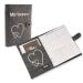 Riijk Mutterpass cover with closure for German mother pass with a bag for ultrasound pictures and vaccination pass mother passport cover made of felt as a gift gray