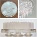 2Pcs Clear Plastic Ikebana Kenzan Floral Frogs - 70mm2.76 - Flower Arrangement Pin Holder with Suction Cups - Buy Online on SooperMarket.com