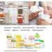 Se7en Baby Bottle Labels - Personalized Waterproof Name Stickers for Kids - Pack of 65 Purple Assorted Patterns & Colors - Perfect for Daycare - Buy Online on SooperMarket.com