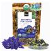 Incas 100% USDA Organic Butterfly Pea Flower 4.41 oz (375+ Cups) Fresh Harvest From Thailand Non GMO Verified Dried Butterfly Pea Flowers Caffeine Free Gluten Free Vegan Rich in Antioxidants Free eBook 4.41 Ounce (Pack of 1)