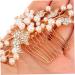 Gogogmee Rhinestone Hair Clips Hair Comb Clip Hair Side Comb Wedding Hair Accessories Hair Comb for Women Rhinestone Side Comb Pearl Hair Comb Hair Accessories for Women Tiara Rhinestones - Buy Online on SooperMarket.com