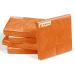 HEKU 100 Single-Colored Napkins - 3-Layer 33x33cm | 5-Pack | Highly Absorbent & Stylish Orange Napkins for Events & Gastronomy - Buy Online on SooperMarket.com