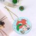 YYHHAOFA Sunflower Seeds and Mushroom Prints Christmas Ceramic Round Pendant Decoration - Festive Hanging Ornament for Stores and Homes -2.9 in - Buy Online on SooperMarket.com