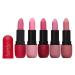 Nicole Miller Matte Lipstick Collection | 5 Piece Set | 5 Lipsticks in Pink Shades for Stunning Long-lasting 5 Piece-Mix