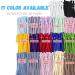 HomyBasic 150 Pcs Adjustable Elastic String for Masks 1/4 inch Mix-Rainbow - Soft Stretch Cord for Sewing Mask - Buy Online on SooperMarket.com