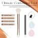 U-Shaped Viral Contour Nose Brush Set | Dual-Ended Makeup Brush & Foundation Sponge for Perfect Contouring | Enhance Your Look with Professional Makeup Tools - Buy Online on SooperMarket.com