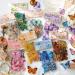 Knaid Butterfly Stickers Set - 320 Transparent Colorful Resin Decals for Scrapbook, Journal, and Crafts - Buy Online on SooperMarket.com