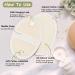 Zittop 2 Pack Natural Luffa and Terry Cloth Exfoliating Loofah Sponge Pads - Body Scrubber for Spa Bathing and Shower - Buy Online on SooperMarket.com