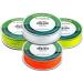 Piscifun Braided Fly Line Backing 20lb/300yd - Orange/White/Fluorescent Yellow - High Quality Fishing Backing Line for Fly Fishing - Buy Online on SooperMarket.com
