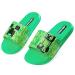 Minecraft flip -flop children young unisex flip -flop girl green swimming shoes children - slippers bathing shoes boys and girls creeper sandals 34/35 eu green slider
