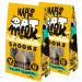 4 x Happi Salted Caramel Vegan Hot Chocolate Spoons - Chocolate Stirrers - Vegan Chocolate Gifts - Christmas Eve Box Fillers