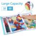 TTPOLONG A3 Diamond Painting Storage Book - Blue Diamond Art Portfolio with 30 Clear Plastic Sleeves - 16.8X12.5 Inch Organizer for Diamond Painting Supplies - Buy Online on SooperMarket.com