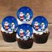 PRECUT Christmas Santa Snowman Cupcake Toppers Christmas Edible Cake Decorations Snowman Cake Toppers Xmas Cupcake Decoration Santa Cup Cake Topper (12) - Buy Online on SooperMarket.com