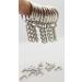 1 Inch Key Ring with Chain and Open Jump Rings - 50 Pack - Buy Online on SooperMarket.com