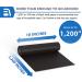 Black Kraft Arts and Crafts Paper Roll - 18x100ft - Made in USA - Ideal for Paints, Wall Art, Bulletin Boards, Gift Wrapping, and Kids Crafts - Buy Online on SooperMarket.com