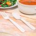 MAUI Plastic Cutlery Combo Set - 100 Forks and 100 Spoons - Heavy Duty Disposable Utensils for Gathering and Parties - Super Heavyweight, Ideal for Soup and Dining - Buy Online on SooperMarket.com