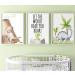 Dinosaur Set of 3 Unframed Poster Prints with Quote for Baby Boy or Girl Nursery Dinosaur Bedroom Decor Dinosaur Wall Art Let the World Hear You Roar (A4) Roar A4