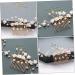 Mikinona Bridal Hair Comb Pearl Headpiece Pearl Headdress Bride Hair Comb Pearl Hair Combs Pearl Headwear Wedding Hair Comb Hair Accessories Bridal Headdress Handmade Headwear Decor - Buy Online on SooperMarket.com