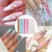 YAEISM 2000PCS Flatback Pearls Rhinestones | Multi Size Pearls for Nails | Nail Art & DIY Decoration Kit with Pickup Pencil and Tweezer (White AB) - Buy Online on SooperMarket.com