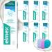 Elmex SENSITIVE PROFESSIONAL plus gentle white toothpaste 75 ml set of 6 (6 x 75 ml) and Celexqua toothbrush cap