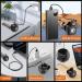 Antimi Waterproof Bicycle Front Light - StVZO Certified USB Type C Black | High-Performance Bike Lamp for Safe Night Riding - Buy Online on SooperMarket.com