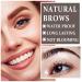 Peel Off Tattoo Eyebrow Gel - Natural & Waterproof Eye Brow Makeup (Brown) - Buy Online on SooperMarket.com