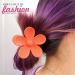8PCS Flower Hair Claw Clips Set - Matte Finish, Strong Hold Hair Clamps for Women & Girls - Hair Accessories in 8 Colors: Blue, Pink, Rose Red, Purple, Yellow, Green, Orange - Buy Online on SooperMarket.com