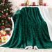 Inhand Sherpa Throw Blanket Twin Size 65 x90 Warm Soft Forest Green Sherpa Fleece Blankets and Throws Cozy Fluffy Reversible Flannel Fleece Blanket for Couch Sofa Bed Lap Plush Fuzzy Brushed Blanket Green 65 x 90