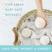 Wool Dryer Balls 6-Pack XL Size - 100% New Zealand Wool - Reusable, Handmade Fabric Softener for Wrinkle Reduction and Faster Drying - White - Buy Online on SooperMarket.com