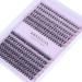 Cluster Eyelash 240pcs 20D+40D 0.07 D Curl mix 9-14mm Cluster Eyelashes Extensions Soft Individual Lashes Natural False Eyelashes Cluster DIY Eyelash Extension At Home (Mix 9-14mm 20+40-D-0.07) 240 Count (Pack of 1) 20+40-D-0.07