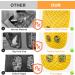 Geegoods Rabbit Hay Feeder Bag Guinea Pig Hay Feeder Storage Hanging Feeding Hay for Small Animals 600D Oxford Cloth Fabric (Yellow) - Buy Online on SooperMarket.com