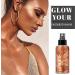 Buy Bronze Body Glitter Spray - Moisturizing Shimmer for Face Hair & Body | Quick-Drying Illuminator & Highlighter (#04) - International Shipping Available - Buy Online on SooperMarket.com