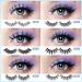 MAGEFY Faux Mink Eyelashes 30 Pairs | Natural to Dramatic Volume False Lashes | 3D Pack with Eyebrow Grooming Kit - Buy Online on SooperMarket.com