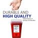 OakRidge Products 1 Quart Size (Pack of 10) Sharps Disposal Container - Safe and Convenient Solution - Buy Online on SooperMarket.com