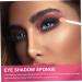 BELLIFFY 100pcs Double Ended Eyeshadow Brush Cosmetic Tool Latex Sponge Sponge Brush Makeup Tool Dual-side Eyeshadow Stick Cosmetic Applicator Eye Makeup Applicator 6.5x1.3cm White - Buy Online on SooperMarket.com