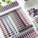 720 Short False Nails Medium Square Coffin Press on Nails Glossy Dark Color - DIY Full Cover Artificial Fake Nails for Women Girls - Buy Online on SooperMarket.com
