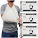 Steroplast Calico Cotton Triangular Arm Sling Shoulder Support Bandage Dressing 90cm x 90cm x 127cm - 3 Pack 3 Count (Pack of 1) 3 Pack
