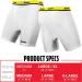 Franklin Sports Baseball Sliding Shorts with Cup Holder - Youth and Adult Sizes Adult Medium - Buy Online on SooperMarket.com